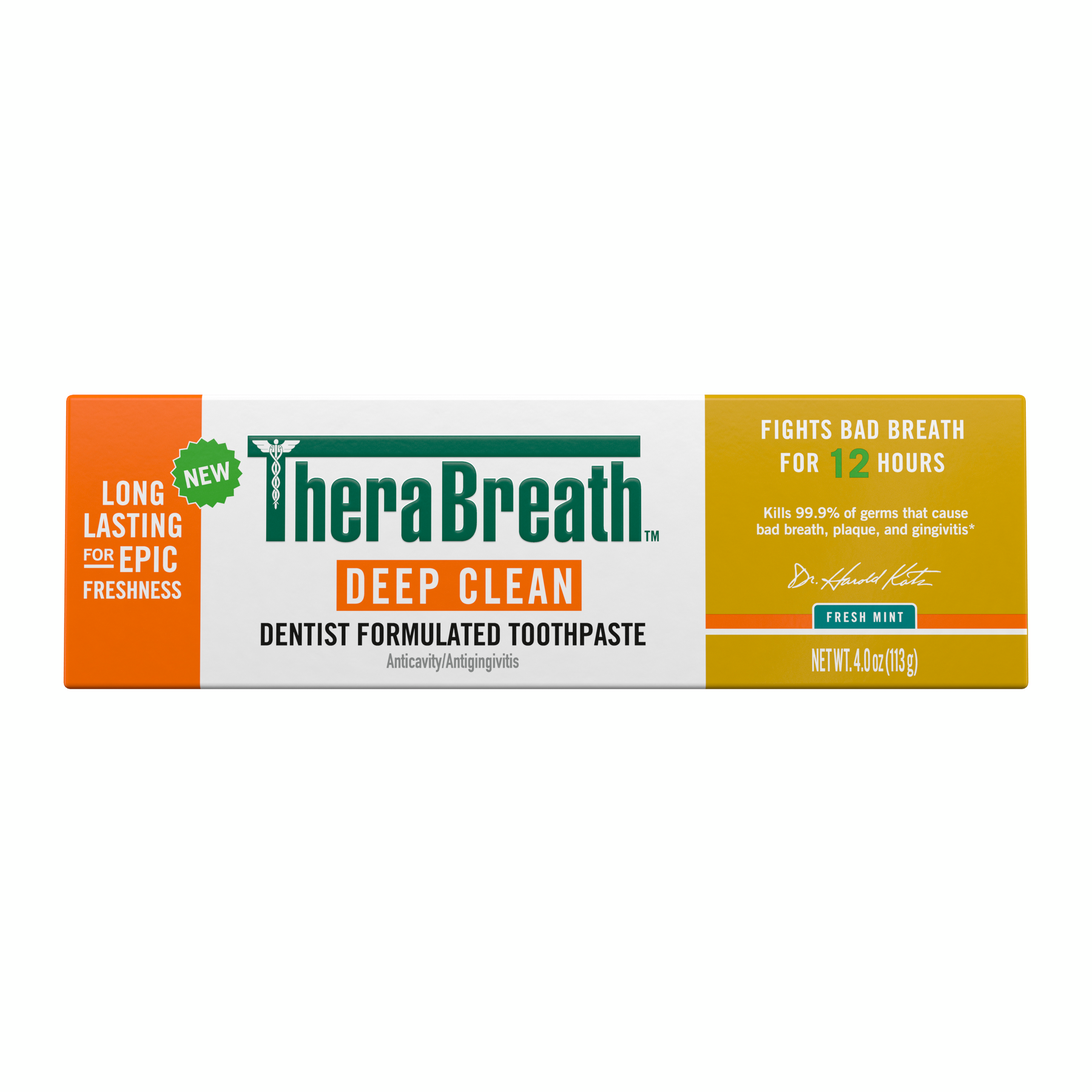 TheraBreath Deep Clean Toothpaste, Helps Fight Bad Breath, Fresh Mint - Image 12