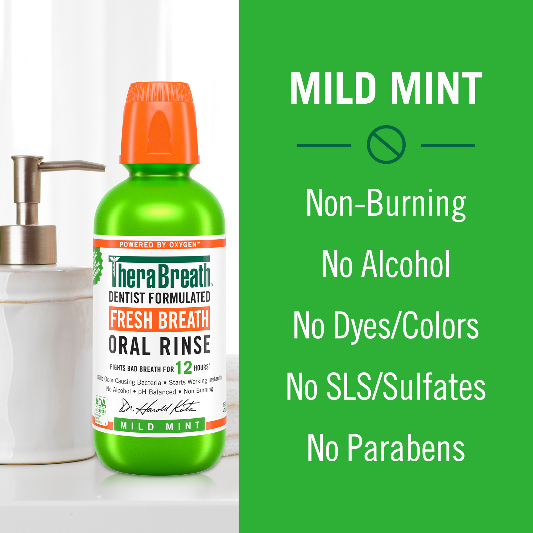 Alternative view of Fresh Breath Oral Rinse - Mild Mint