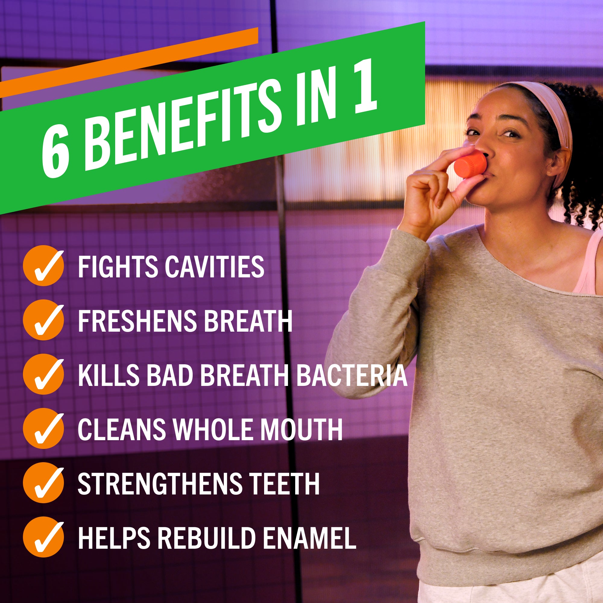TheraBreath Complete Mouthwash, 6-in-1 Benefits, Alcohol-Free, Revitalizing Mint - Image 3