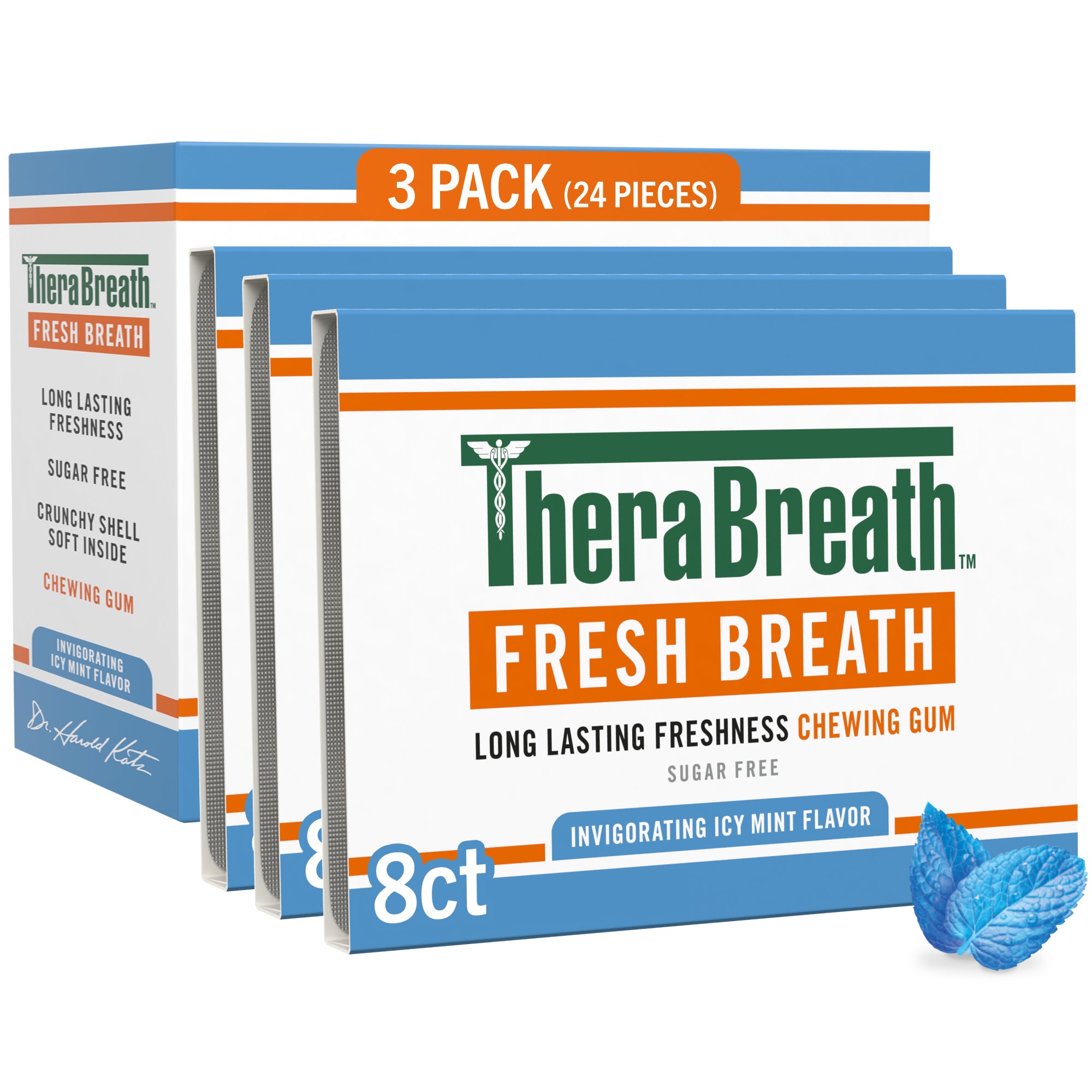 Alternative view of Chewing Gum, Invigorating Icy Mint Flavor